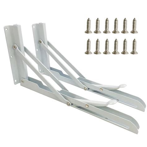 Heavy Duty Folding Removable Shelf Bracket w/ Zinc Plated 